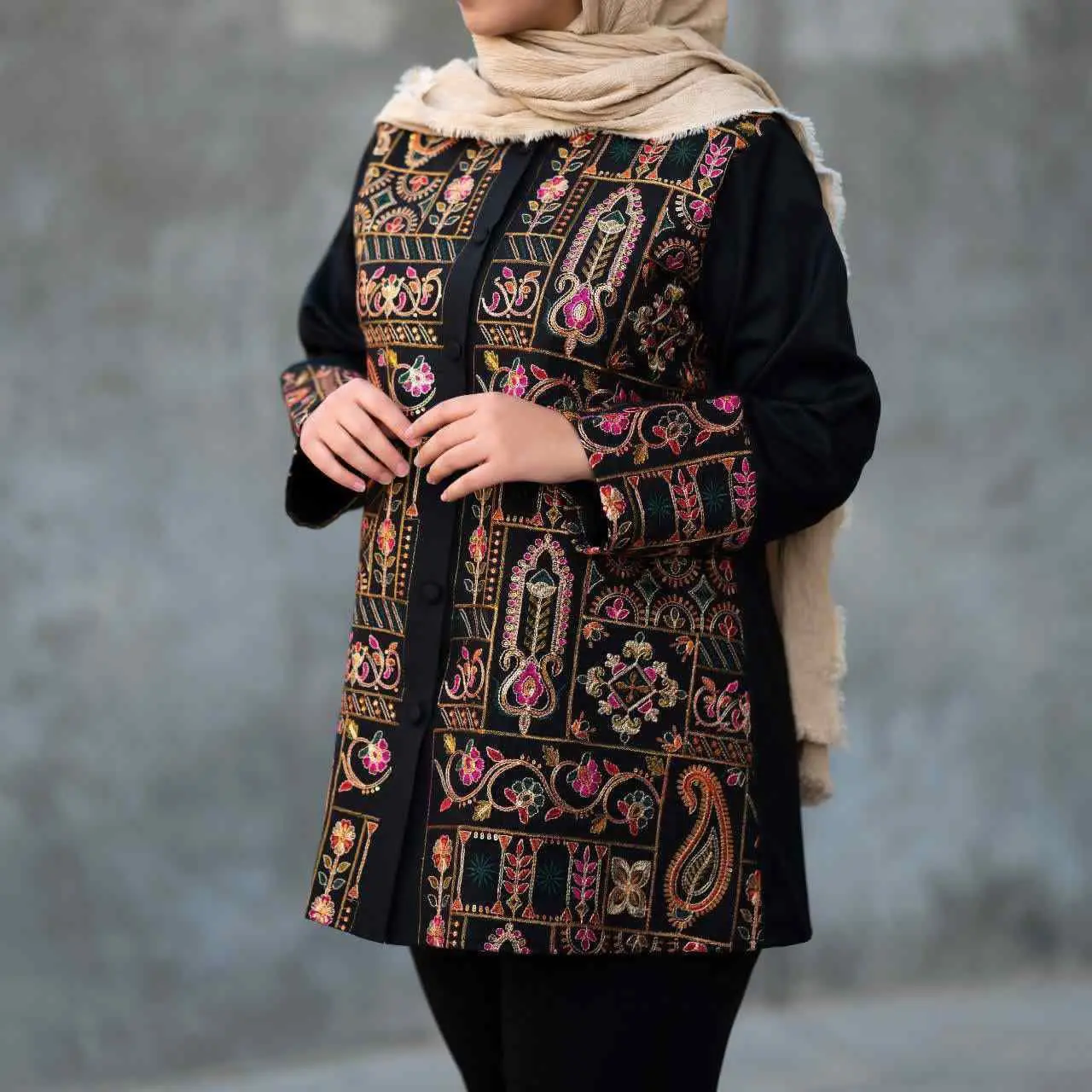 #کت مجلسی #سوزن دوزی 🥰
