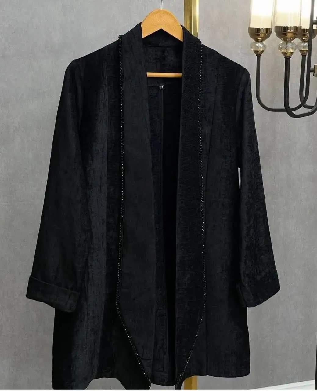 🍁🍂مانتو کتی مخمل بلند