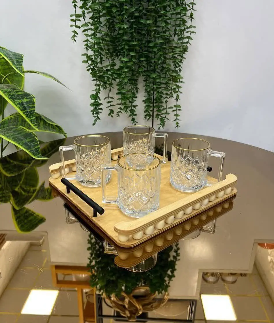 سینی مهره‌ی دسته دار
