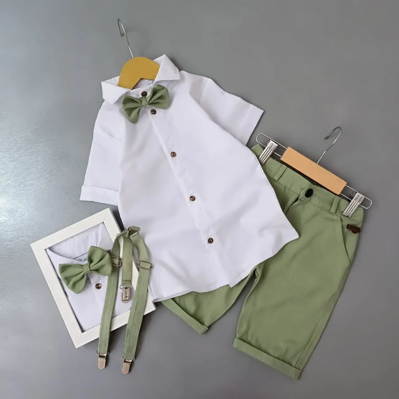 شامل پیراهن شلوارک پاپیون و...