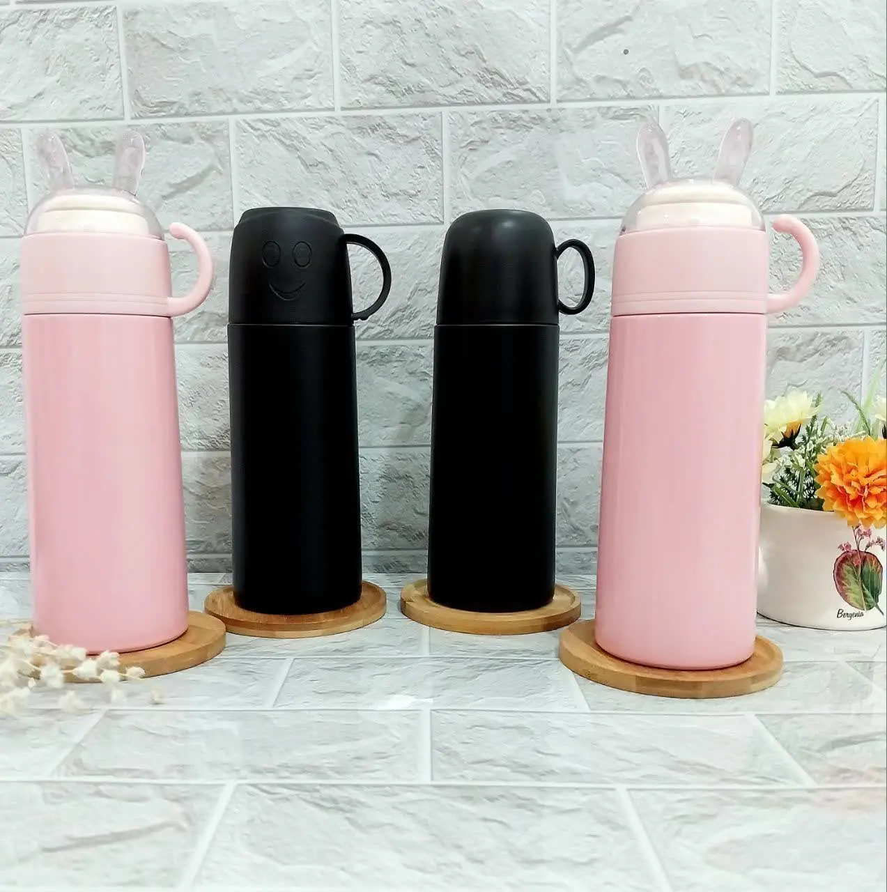 فلاسک استیل طرح خرگوش ولبخند
