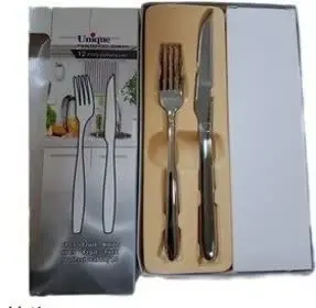 #کاردو چنگال استیل یونیک 🍓
