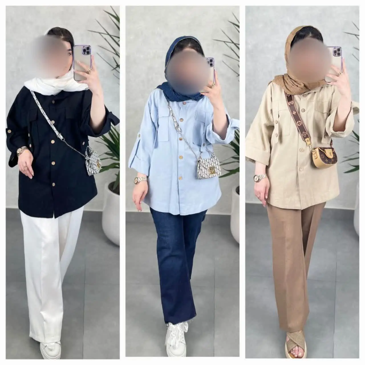 نام: تونیک لنین جیب صلیبی🍃
