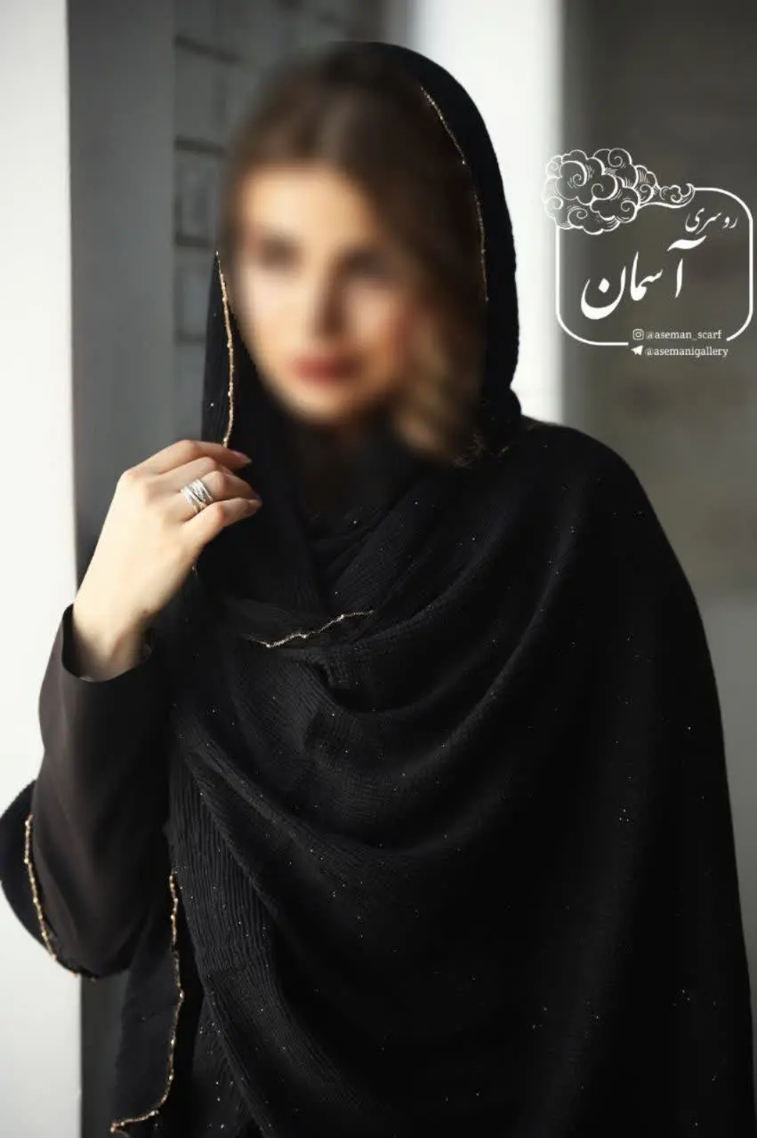 🖤کالکشن مشکی محرمی روسری آسمان🖤 شال نخی وارداتی اورجینال
