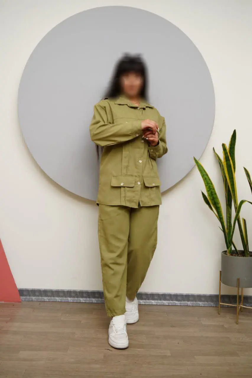 👚نام: ست مانتو شلوار لنین ۳۰
