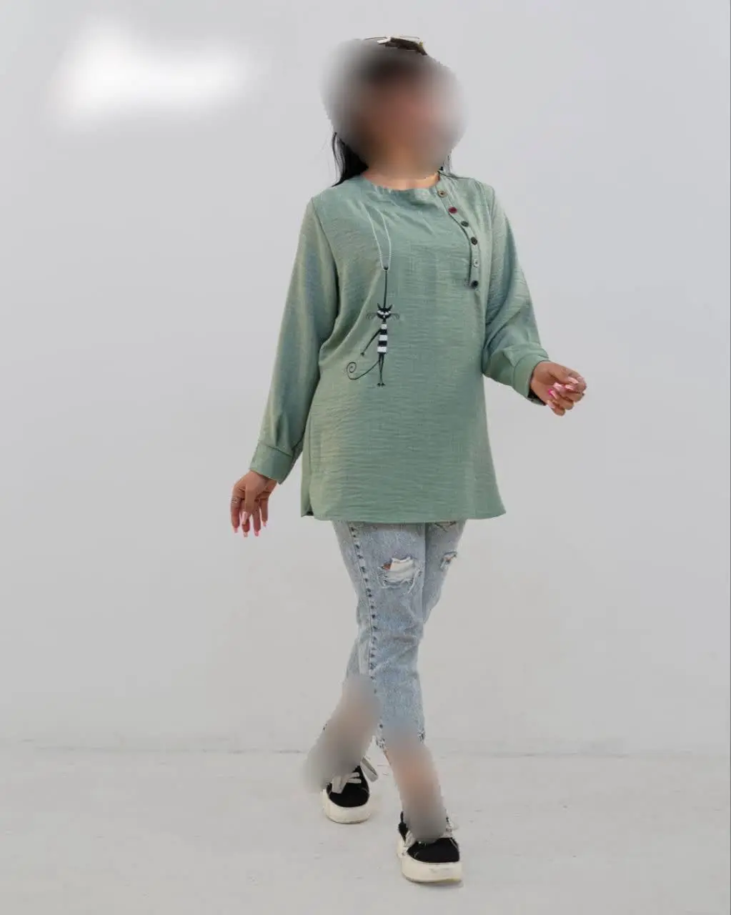 شومیز مانتویی گلدوزی ۲۹
