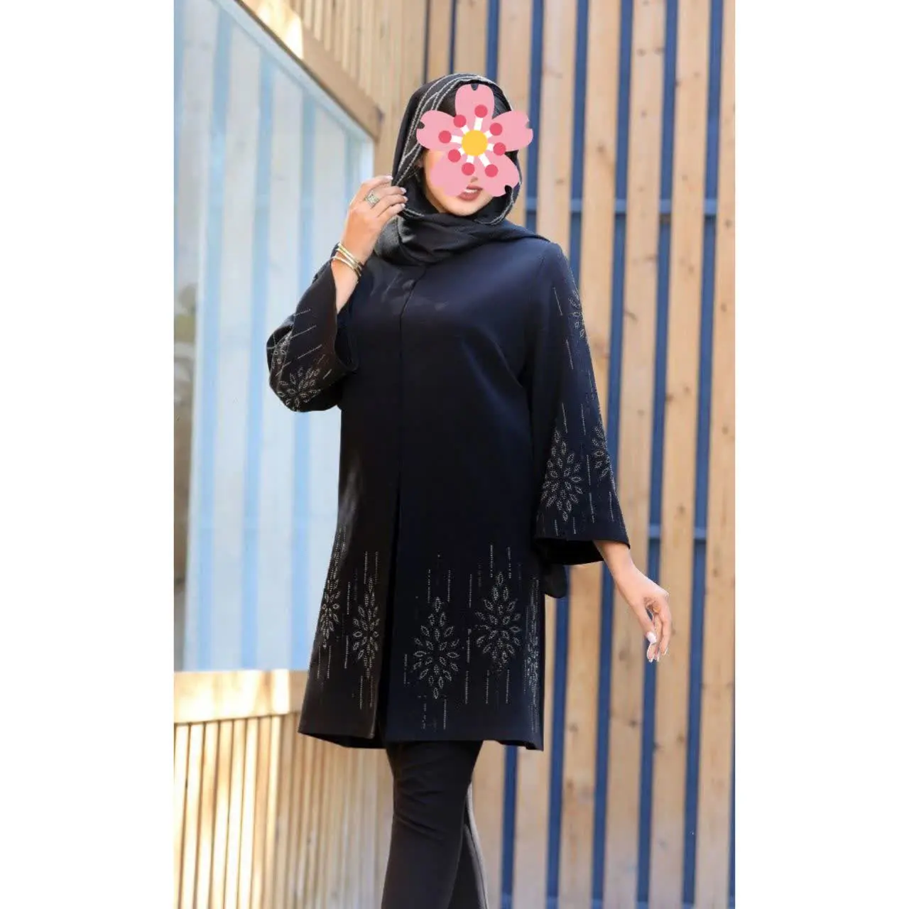 🦋نام محصول: مانتو مزونی خوشه 🌾
