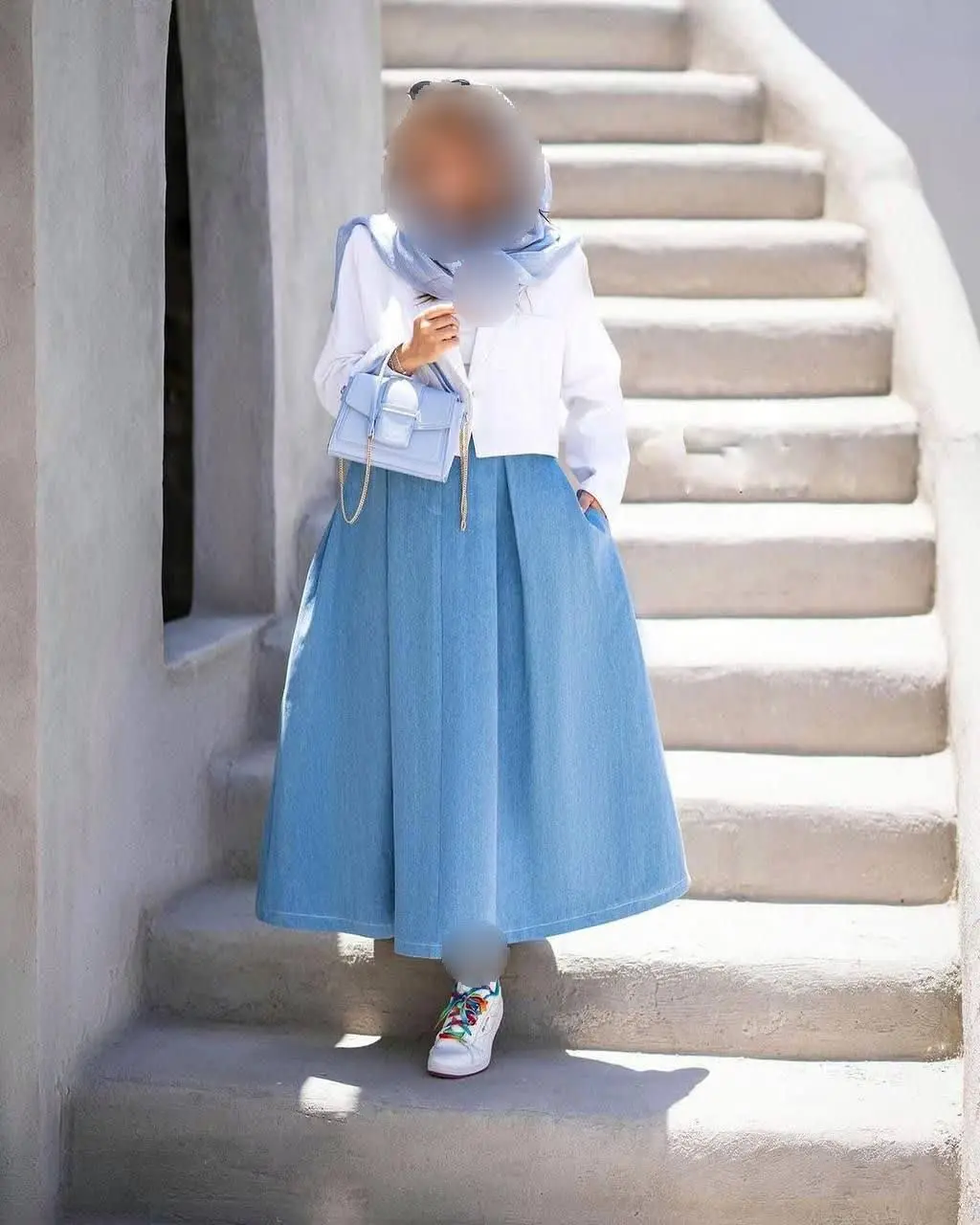 🦋نام مدل: کت دامن نیلگون 💙
