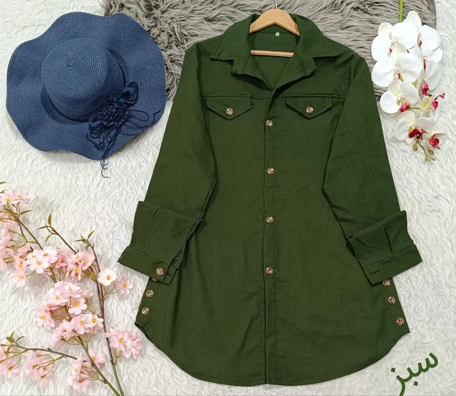 نام: مانتو بغل دکمه کتان ۱۰۴۶
