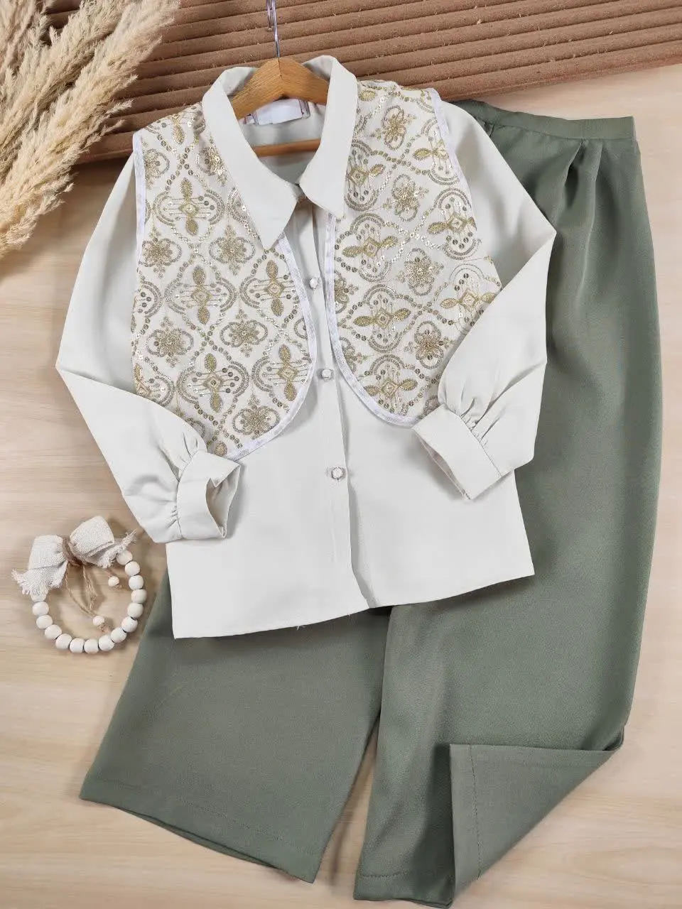 سایز ۱: قد ۵۱ پهنا ۳۴ آستین...