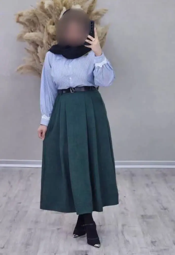 ❤️شومیز و دامن🌺 عیدااااانه 🌺مدل ابریشم
