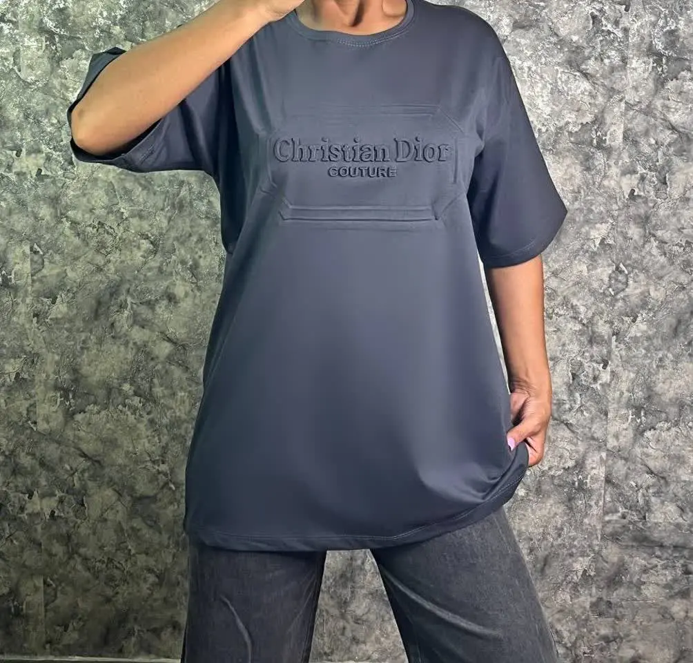 تیشرت لانگ لش برجسته