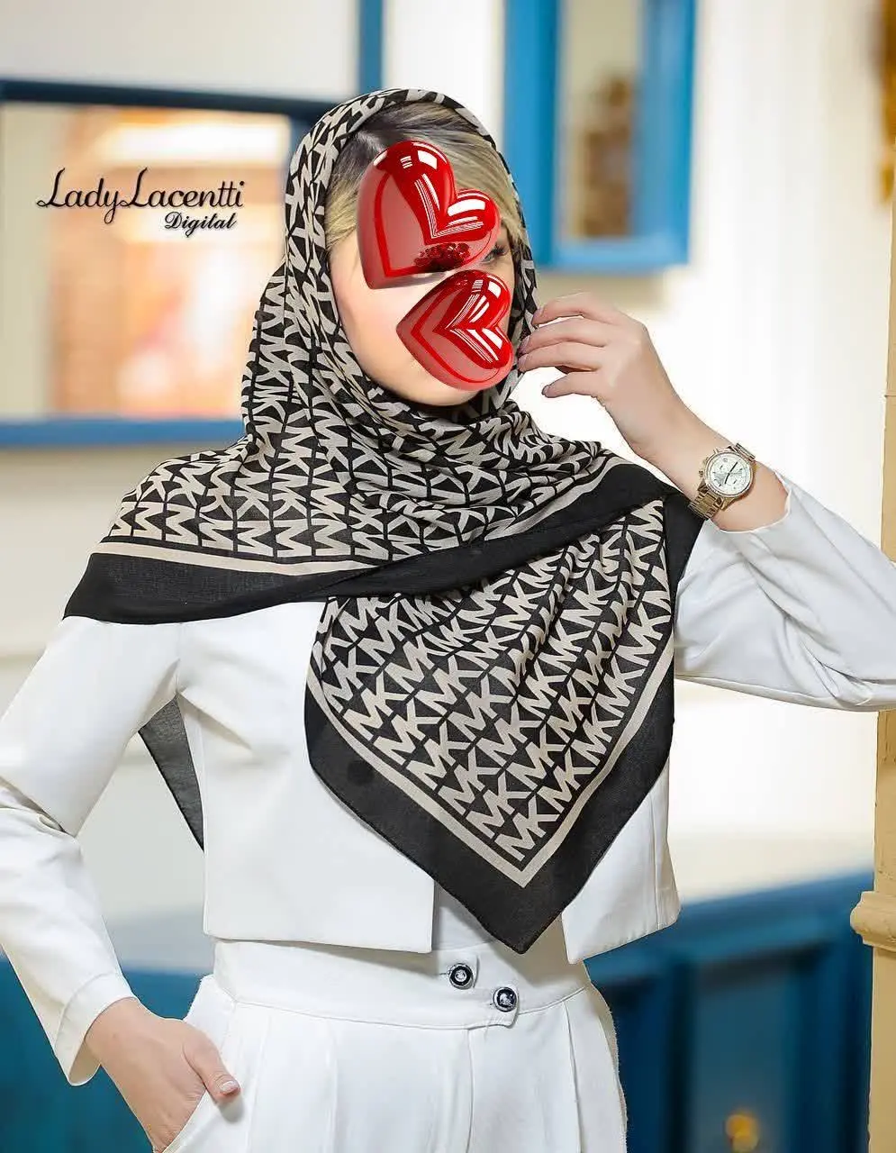 🍃 روسری مجلسی
