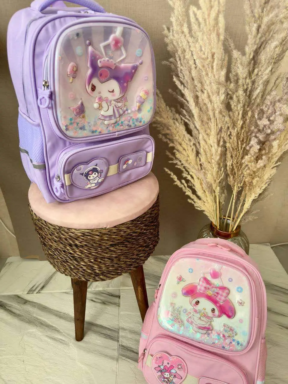 کوله وارداتی آکواریومی دخترانه 🥰😍
