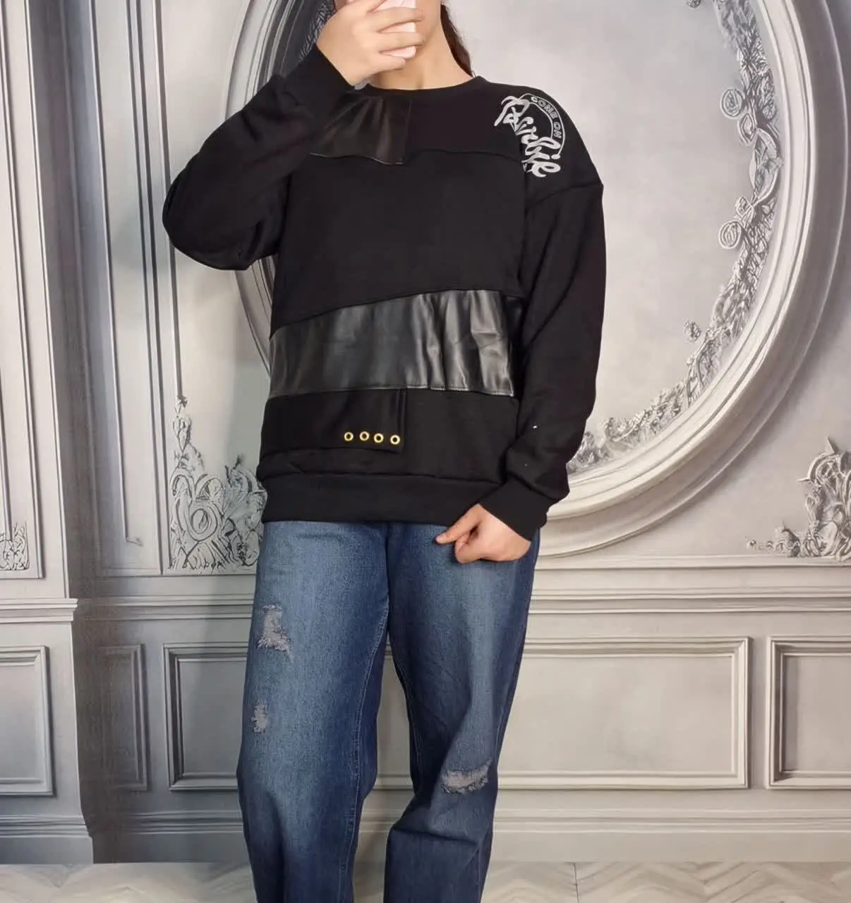 🖋نام: بلوز آستین بلند نازگل