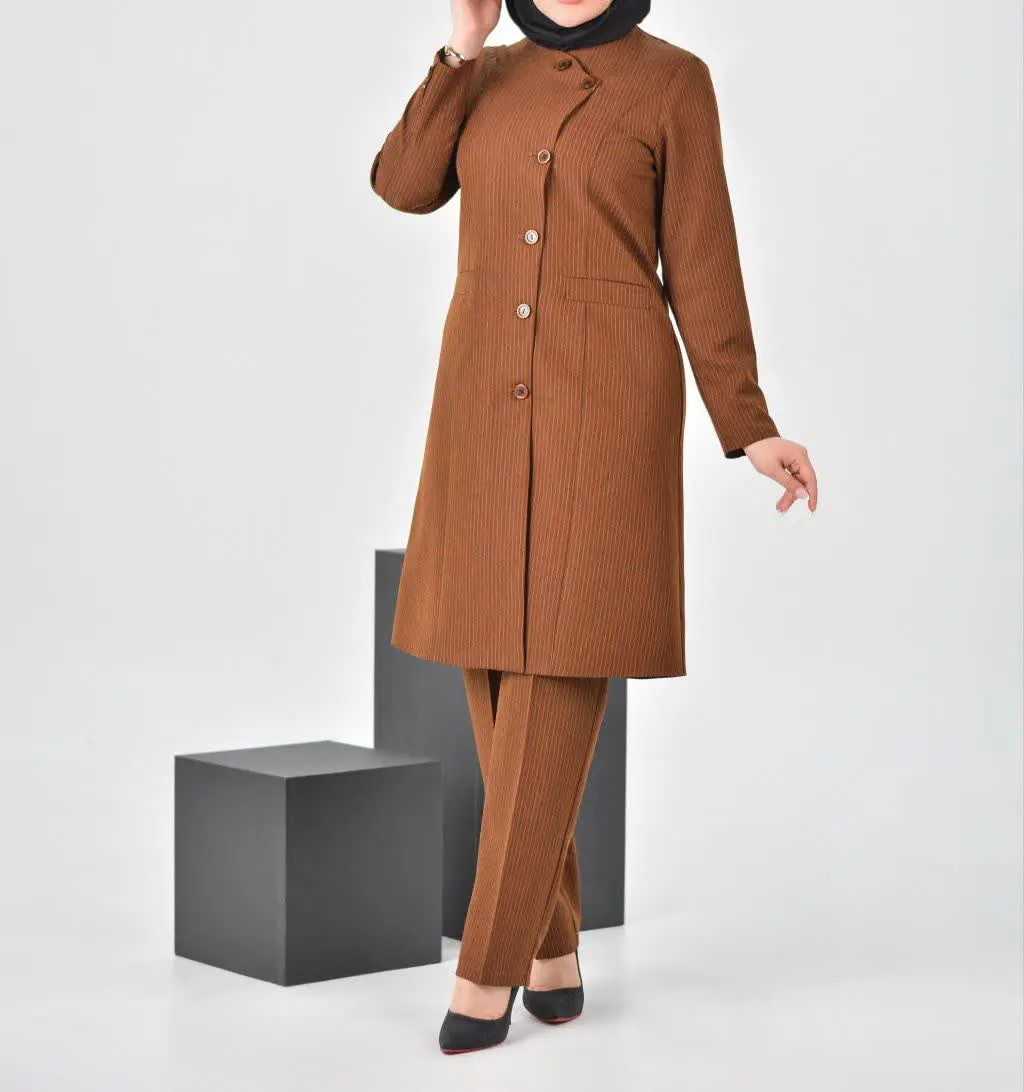 مانتو شلوار اداری پرند