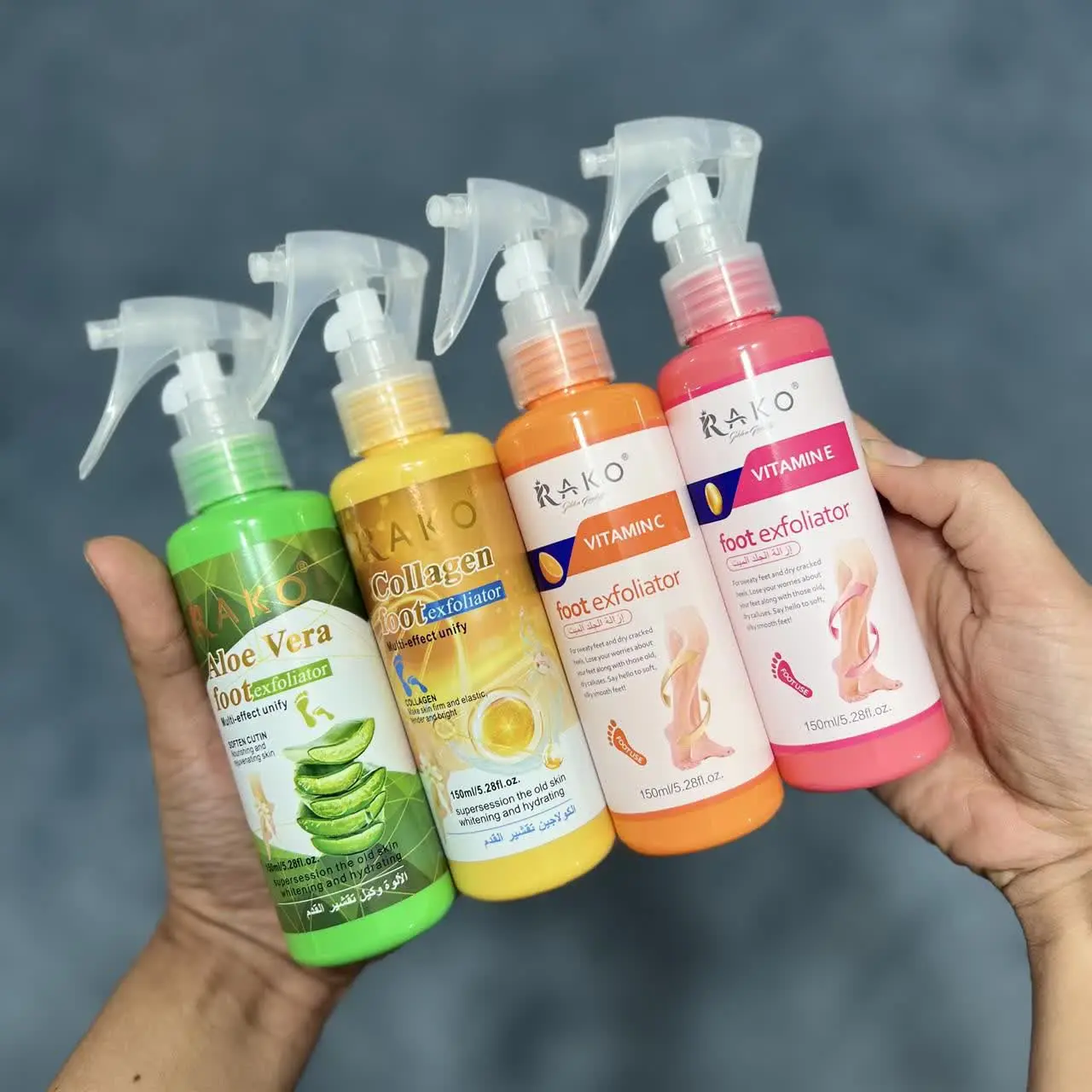 اسپری لایه بردار و رفع ترک پا👣
