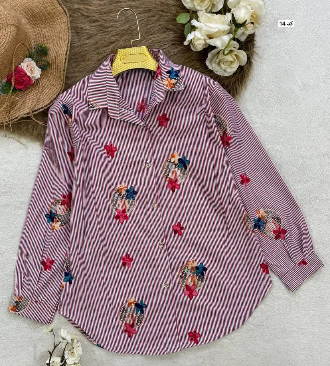 نام: #شومیز مانتویی گلدوزی
