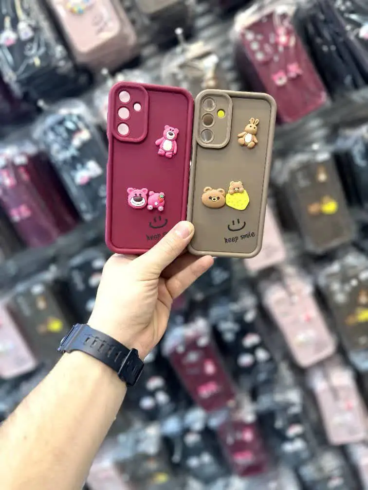 📱مدل قاب: قاب سولید عروسکی مخصوص انواع #سامسونگ #شیائومی
