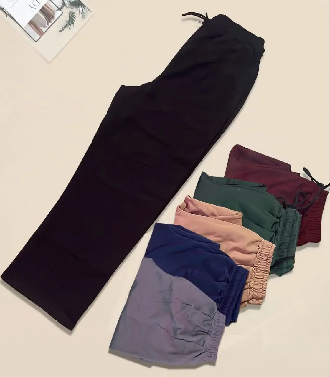 ⚡️شلوار بگ دورس پنبه سایز ب...