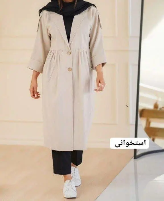 👚 نام: #مانتو دانشجویی چین دار🌹
