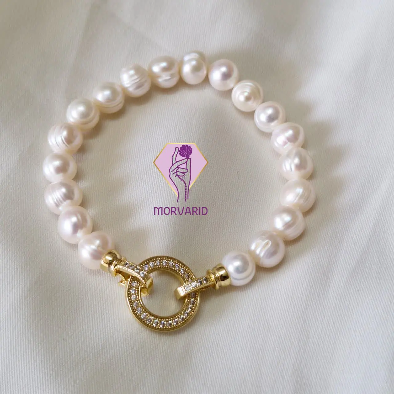 دستبند قفل سوارسکی 💎