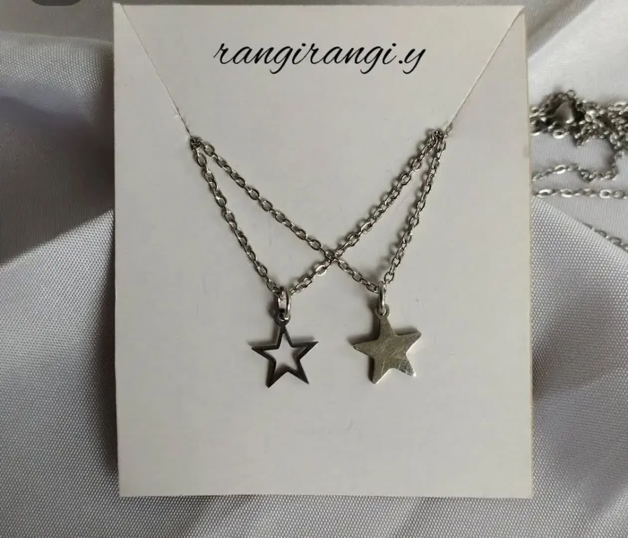 💍گردنبند کاپلی ستاره 🤗