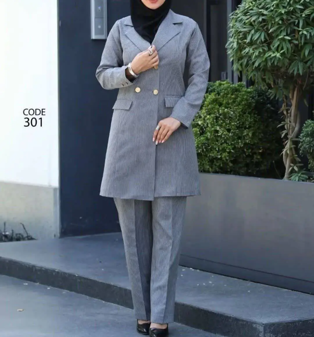 ست مانتو شلوار اداری  هانا