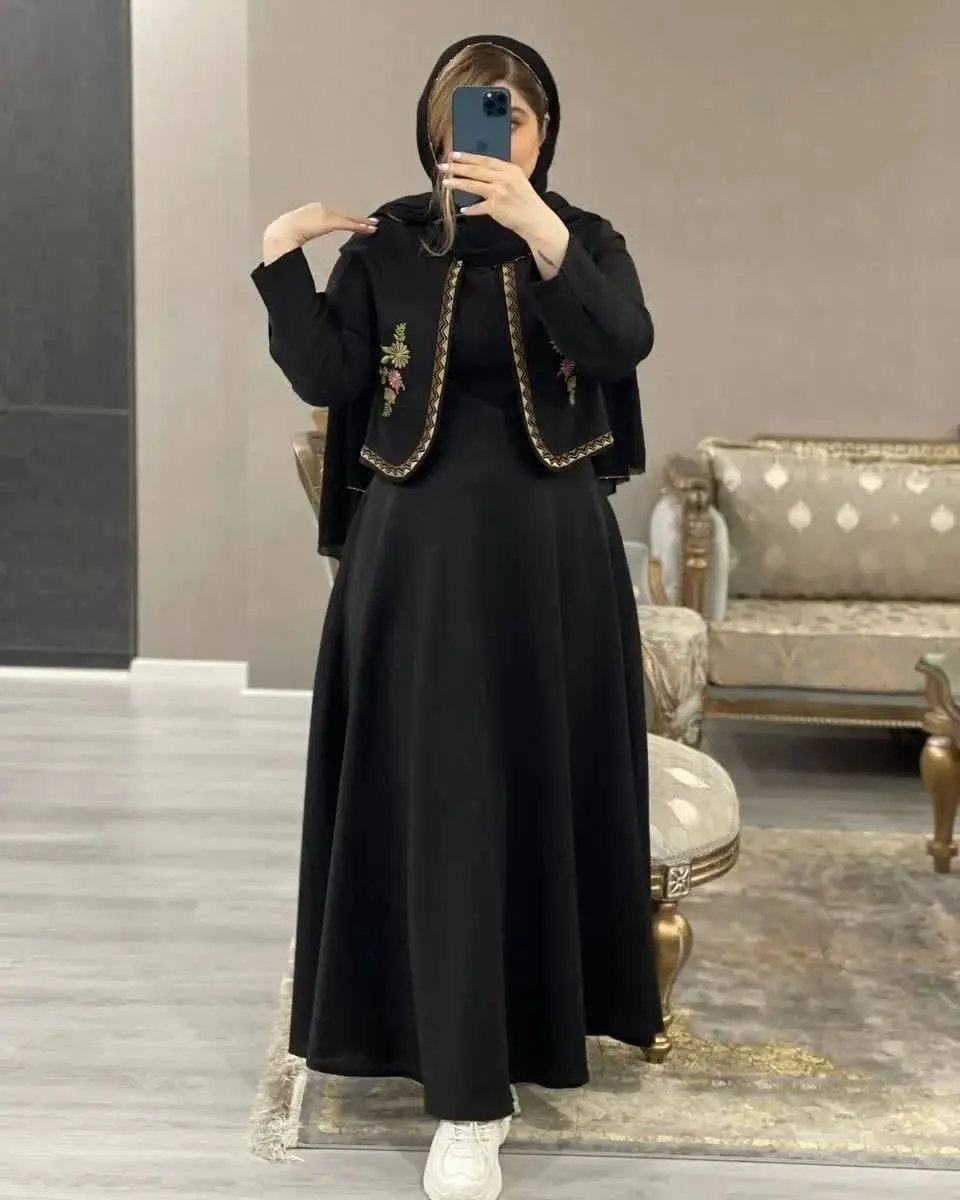 کت و سارافون شانتون گلدوزی 
