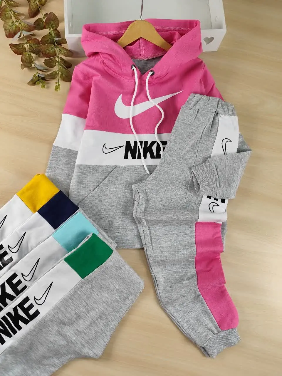 هودی شلوار سه رنگ نایک 
