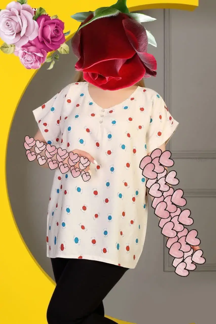 تیشرت نخی یقه ۳دکمه خنک و تنپوش زیبا
