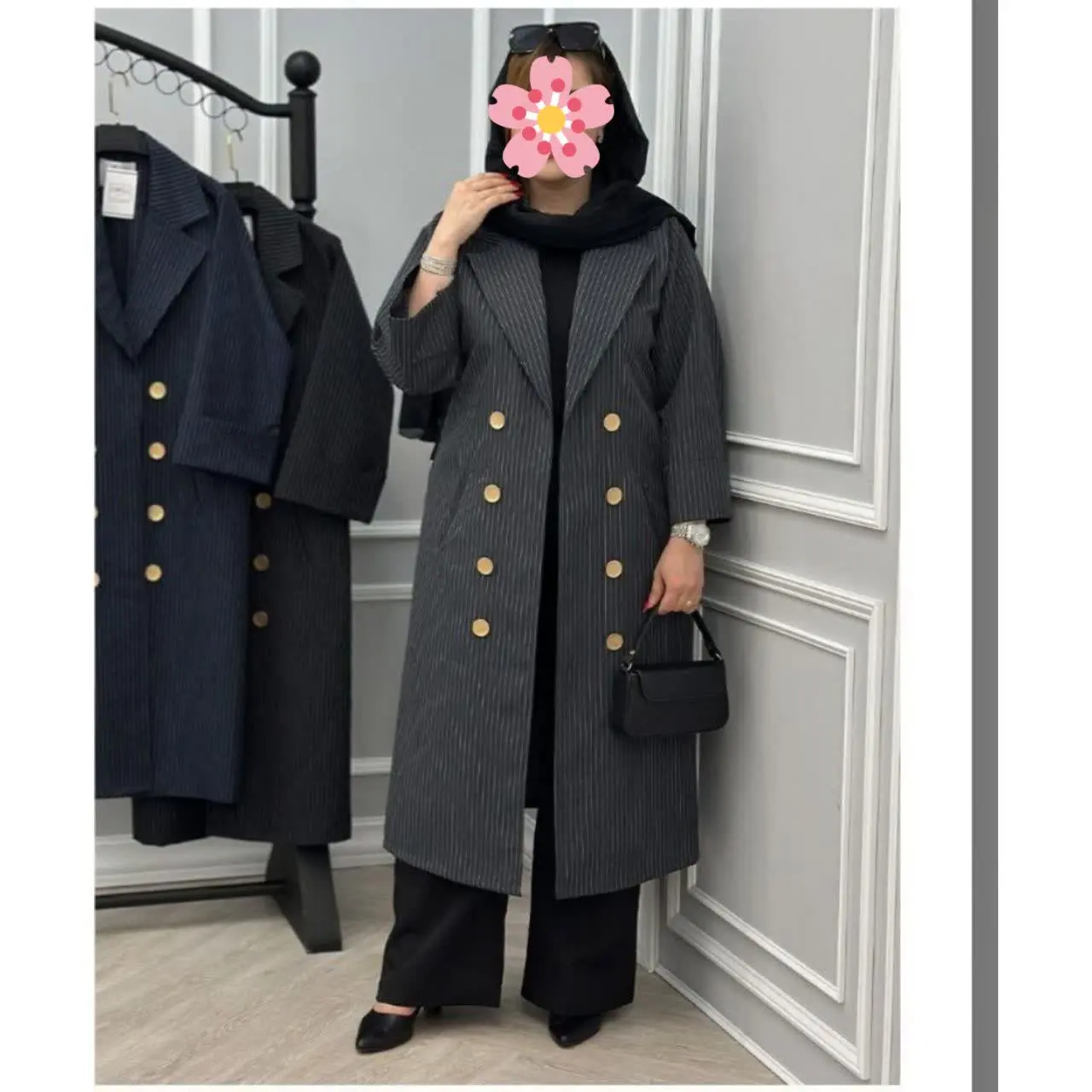 👚نام: مانتو دیپلمات بلند
