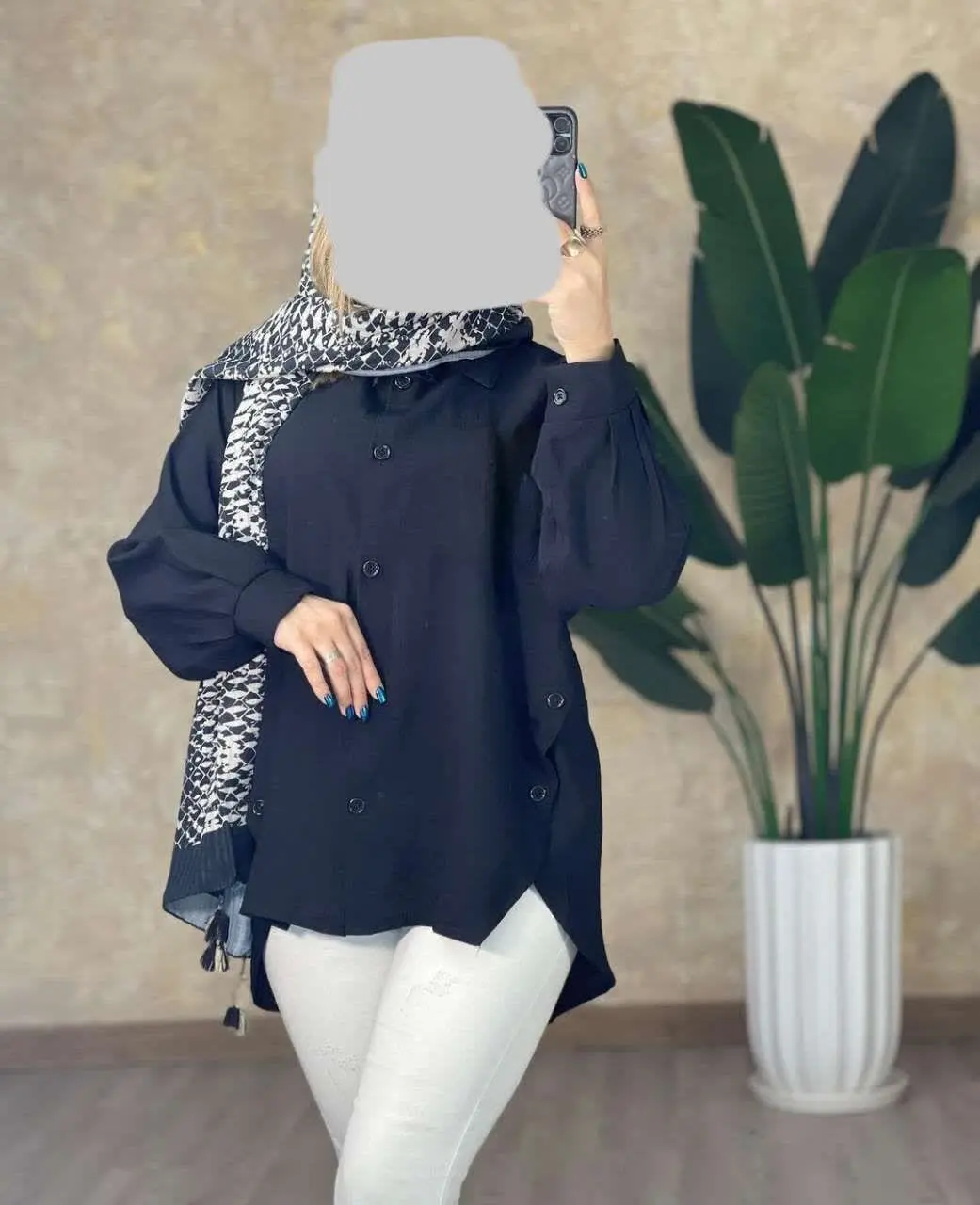 نام: شومیز مانتویی بغل دکمه
