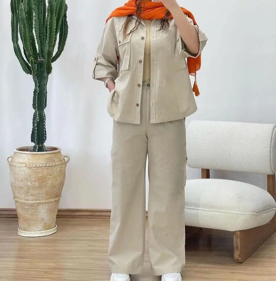 نام: ست مانتو شلوار کتان ۱۳۸۶
