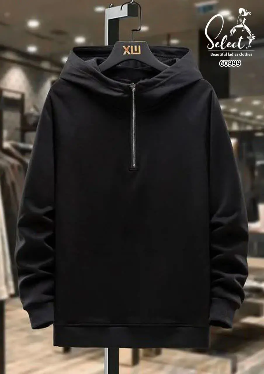 💥پلار کلاهدار نیم زیپ Select
