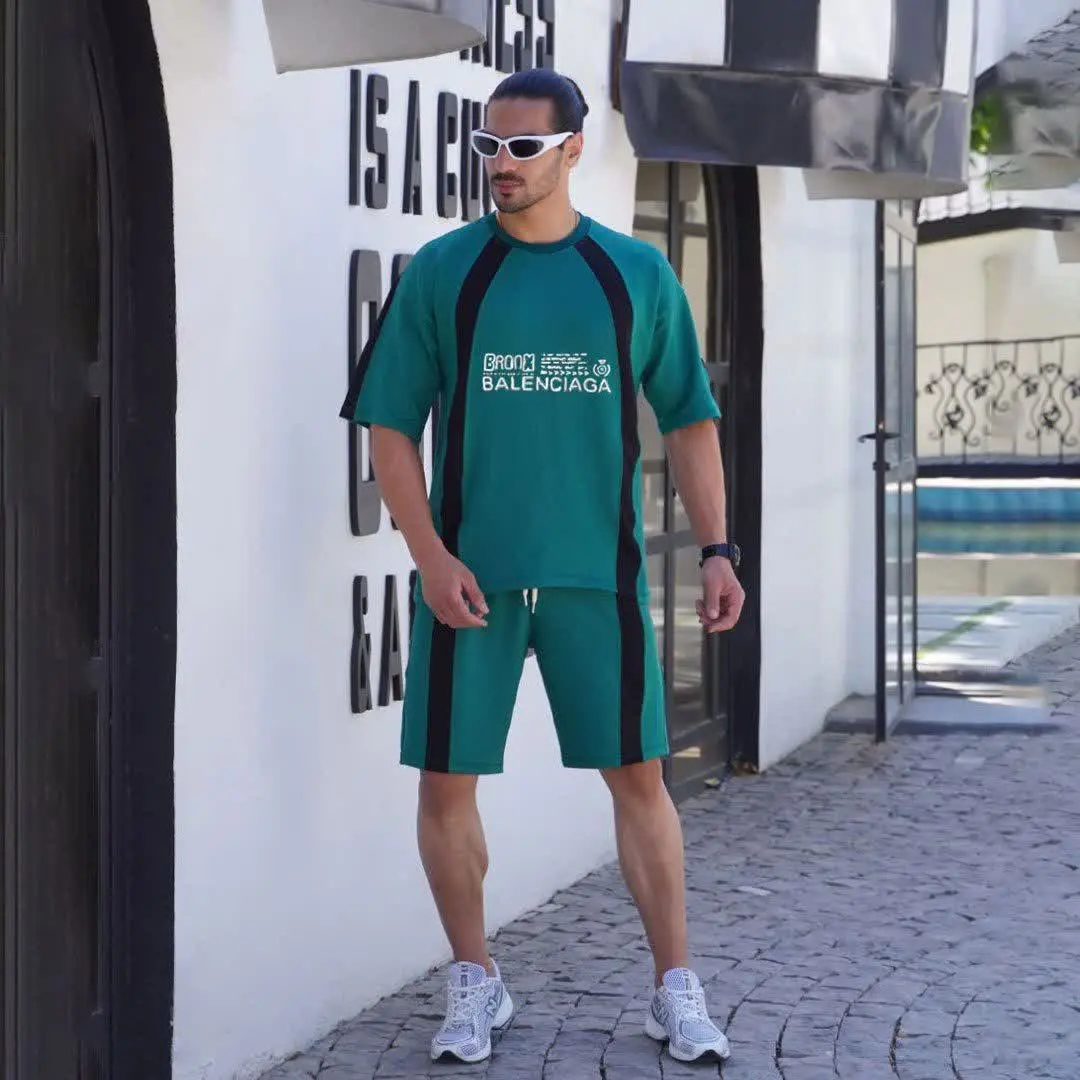 تیشرت و شلوارک Bronx_Green مدل ۳۶۳۹ 
