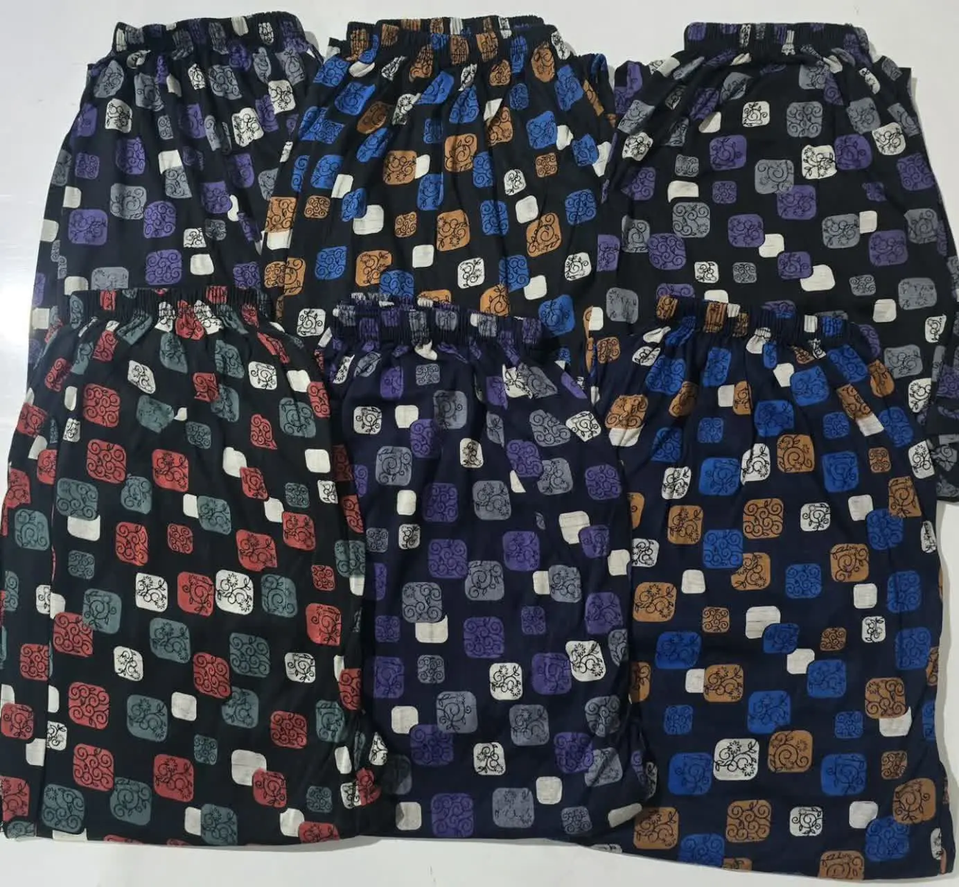 شلوار ویسکوز چاپی مادرانه
