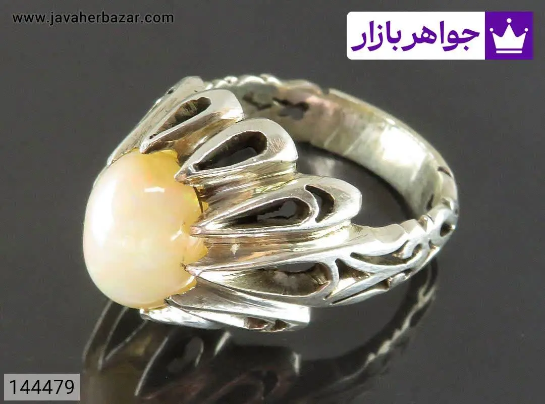 انگشتر نقره اپال اتیوپی چنگ...