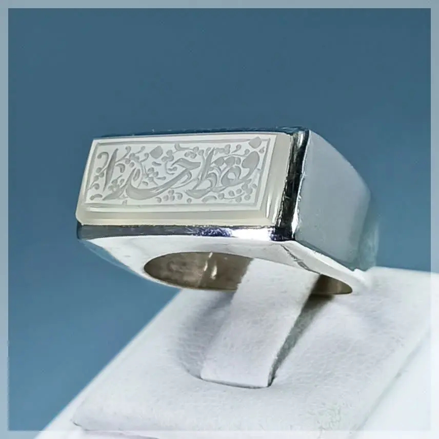 💎انگشتر عقیق نباتی یمنی اصل