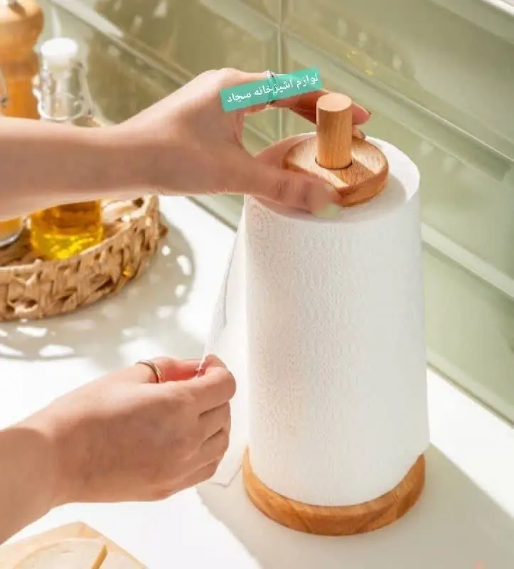 🧻جا دستمال چوبی🧻
