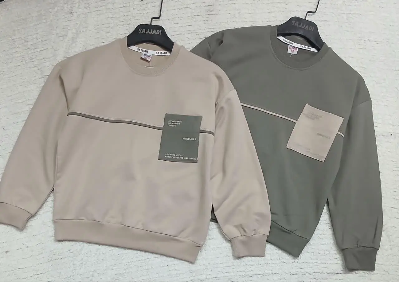 ✅ بلوز یقه گرد لش، جیبی شیک...