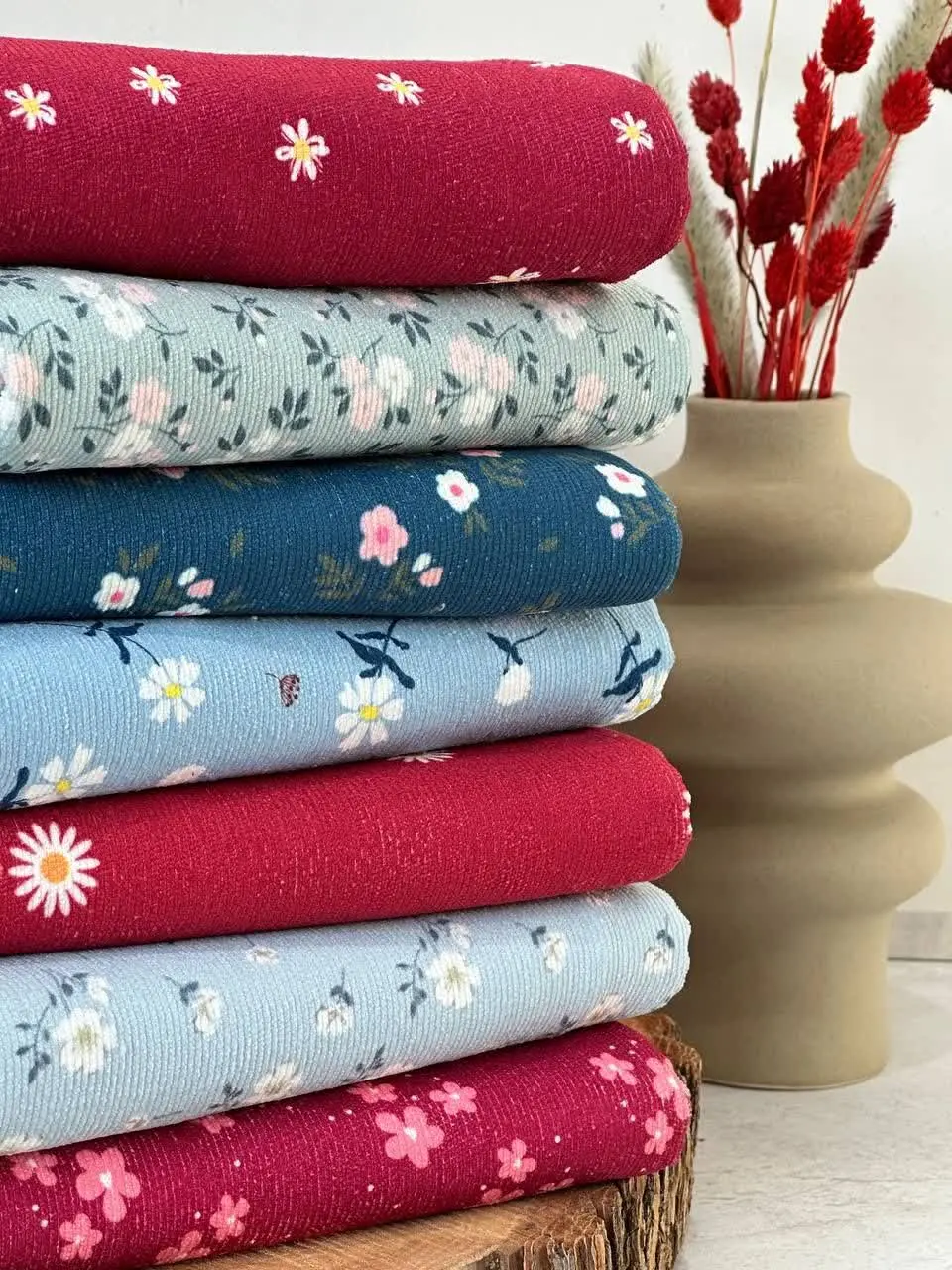 رنگهای خاص این پارچه دل ادمو‌میبره😌❤️ 😍
