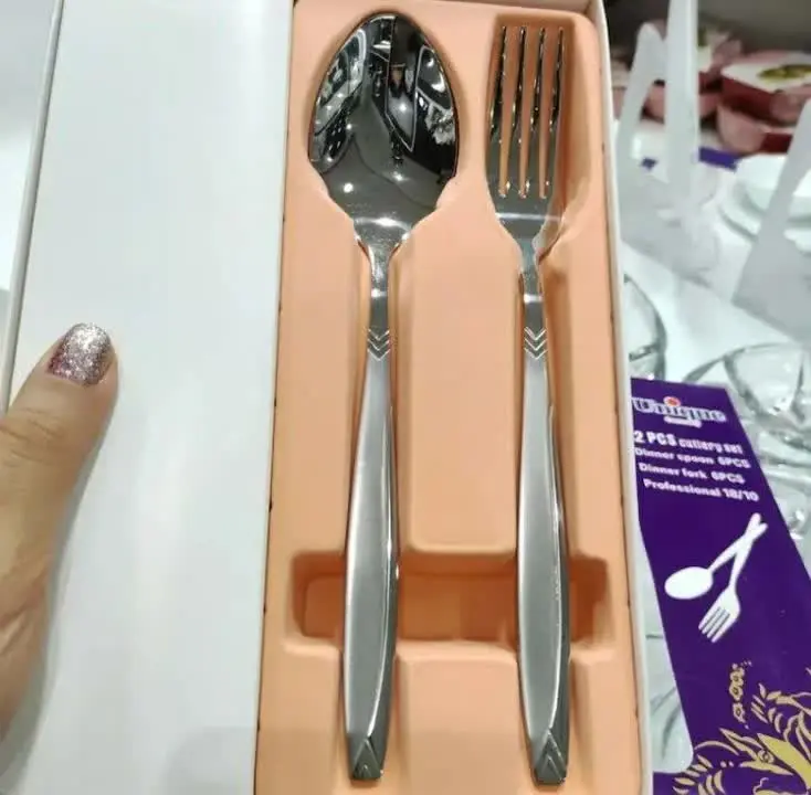 قاشق چنگال یونیک پرنس۶ نفره استیل ۱۸/۱۰
