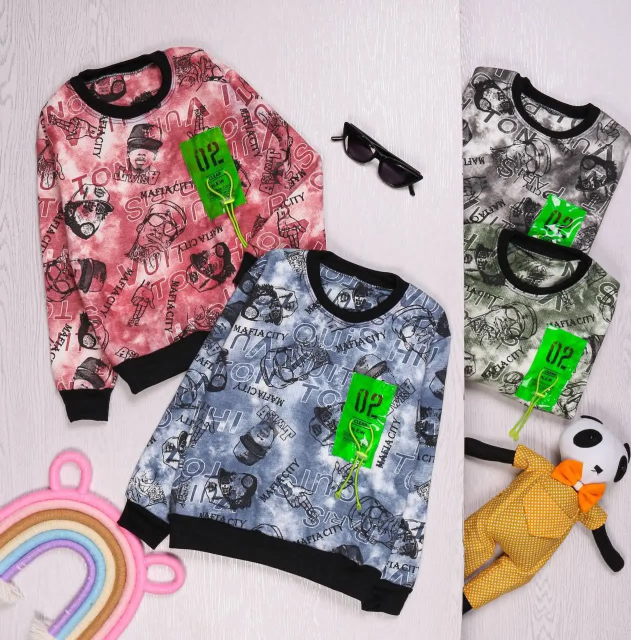 👯 بلوز پسرانه تمام چاپ داخل...