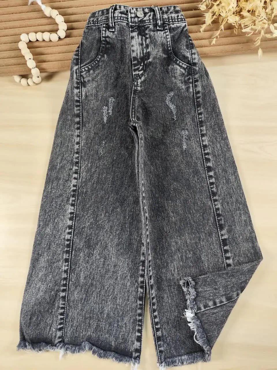 شلوار شافل دمپاریش ذغالی