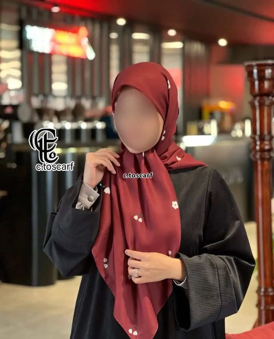 #روسری طرح دورچین 😊
