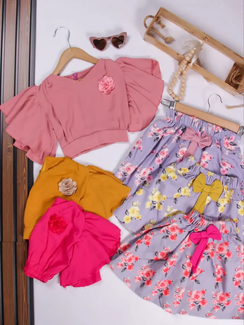 💢شومیز دامن گلدار (الیزه/مازراتی) 💢
