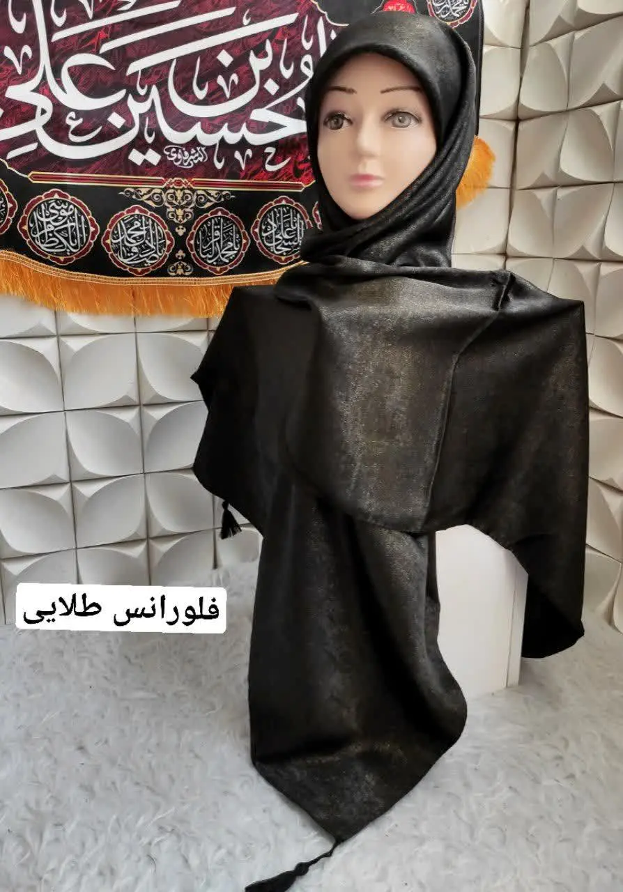 روسری ابریشم فلورانس منگوله...