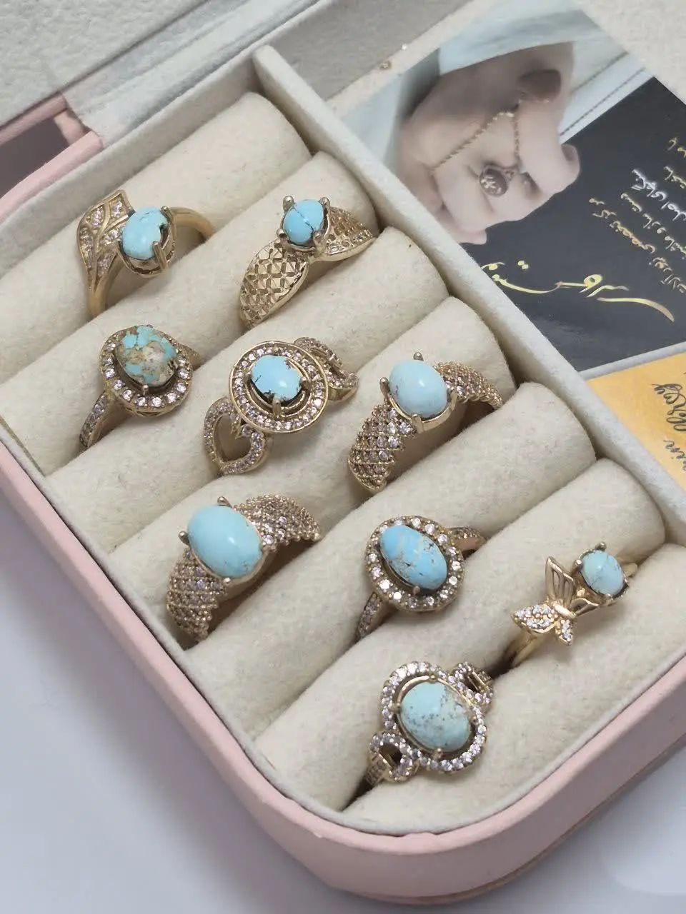 موجودی #انگشتر #فیروزه اصل 
