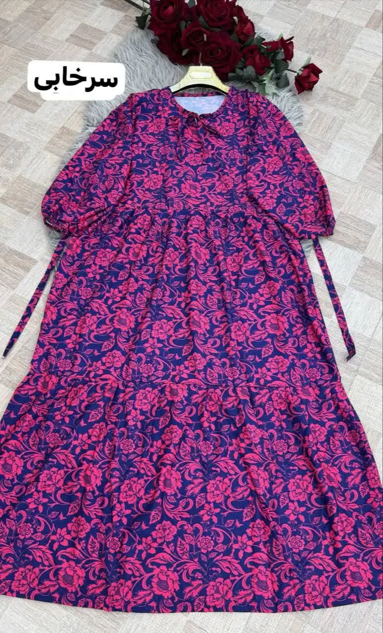 ✔️نام: پیراهن ساحلی گلدار